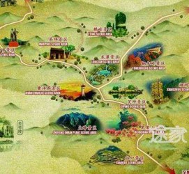 贺州景点地图(长沙景点地图)
